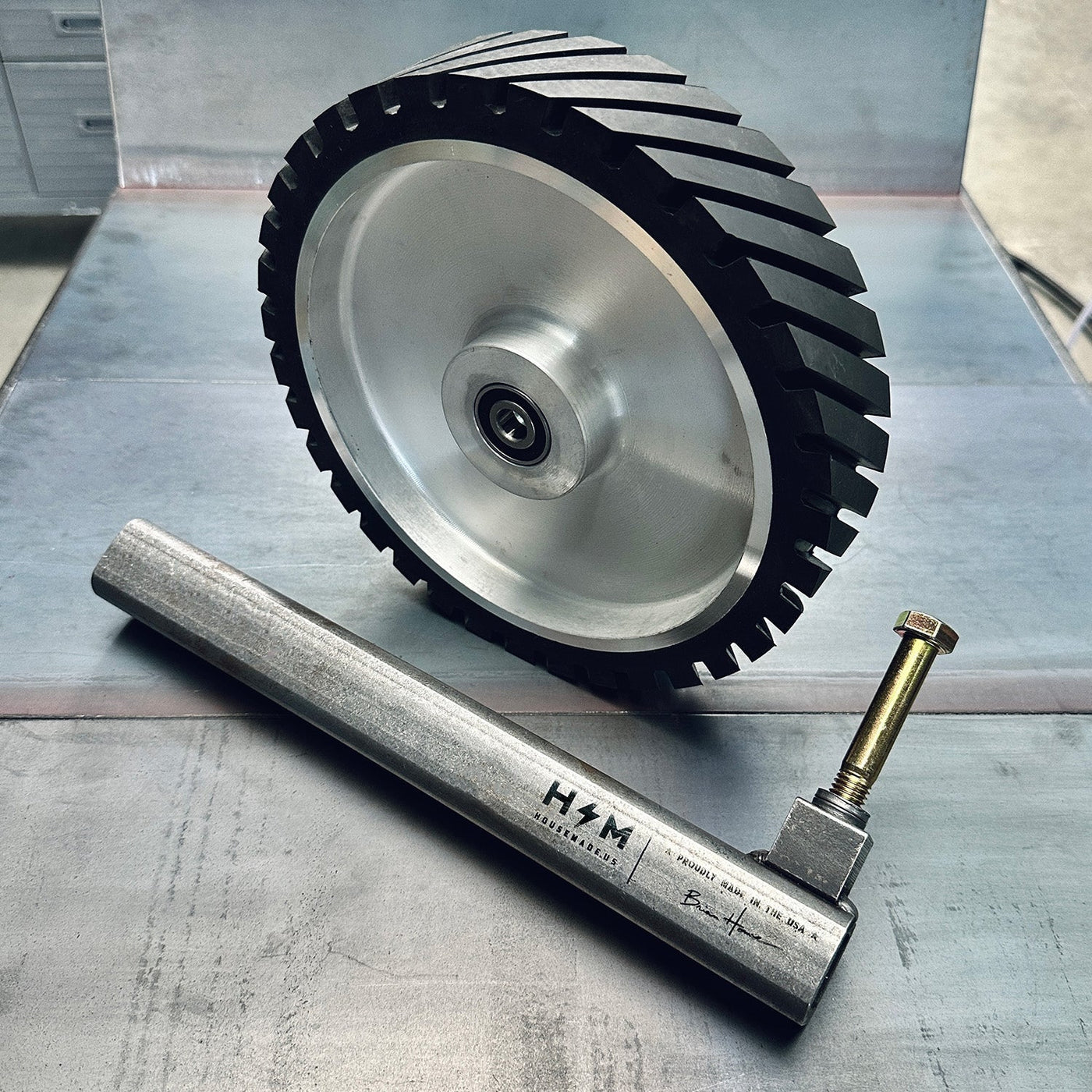 Large Rubber Contact Wheel – HouseMade Industrial