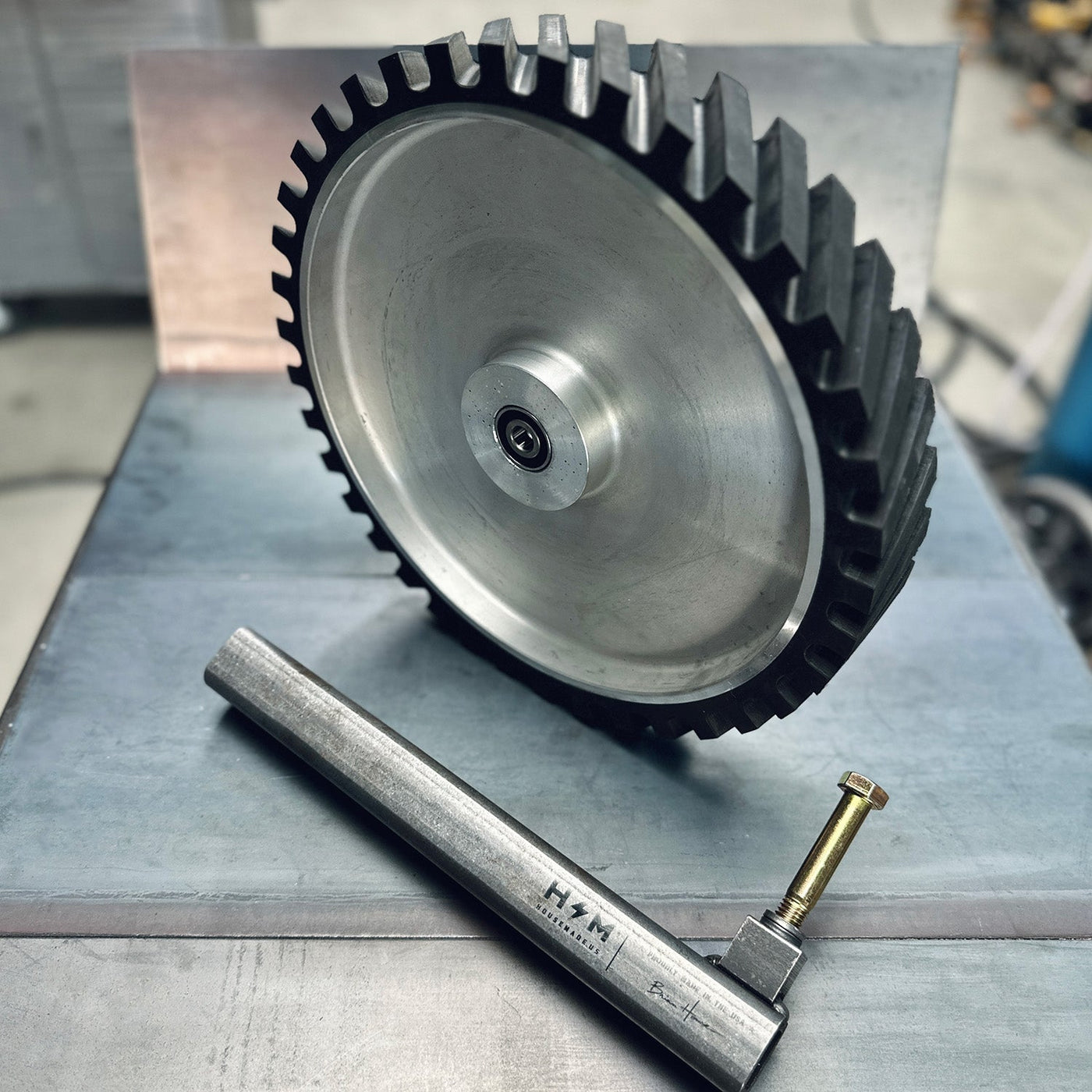 Large Rubber Contact Wheel – HouseMade Industrial