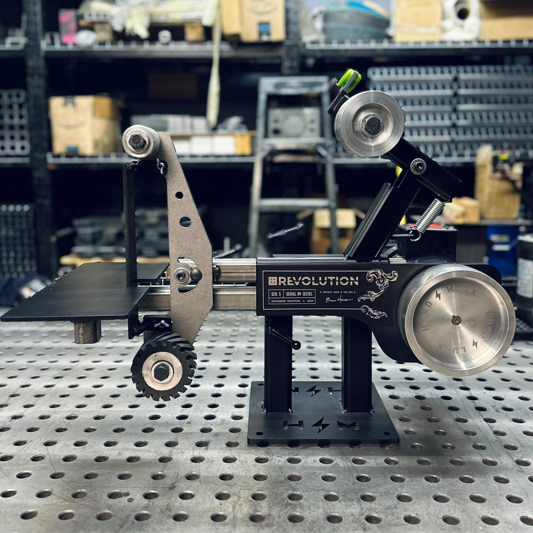 Fabricated 2x72 Revolution Grinder – HouseMade Industrial