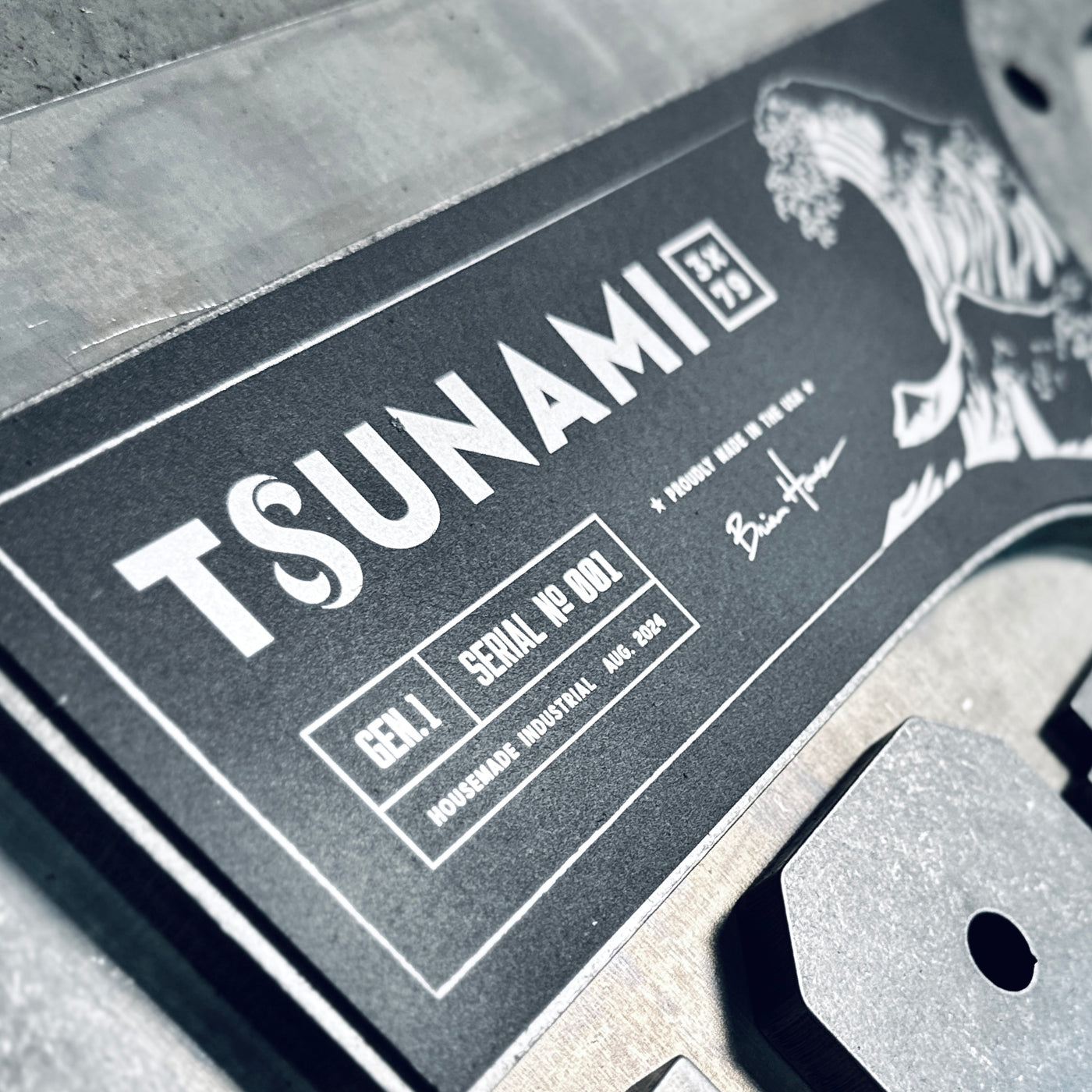 Tsunami ID Plate