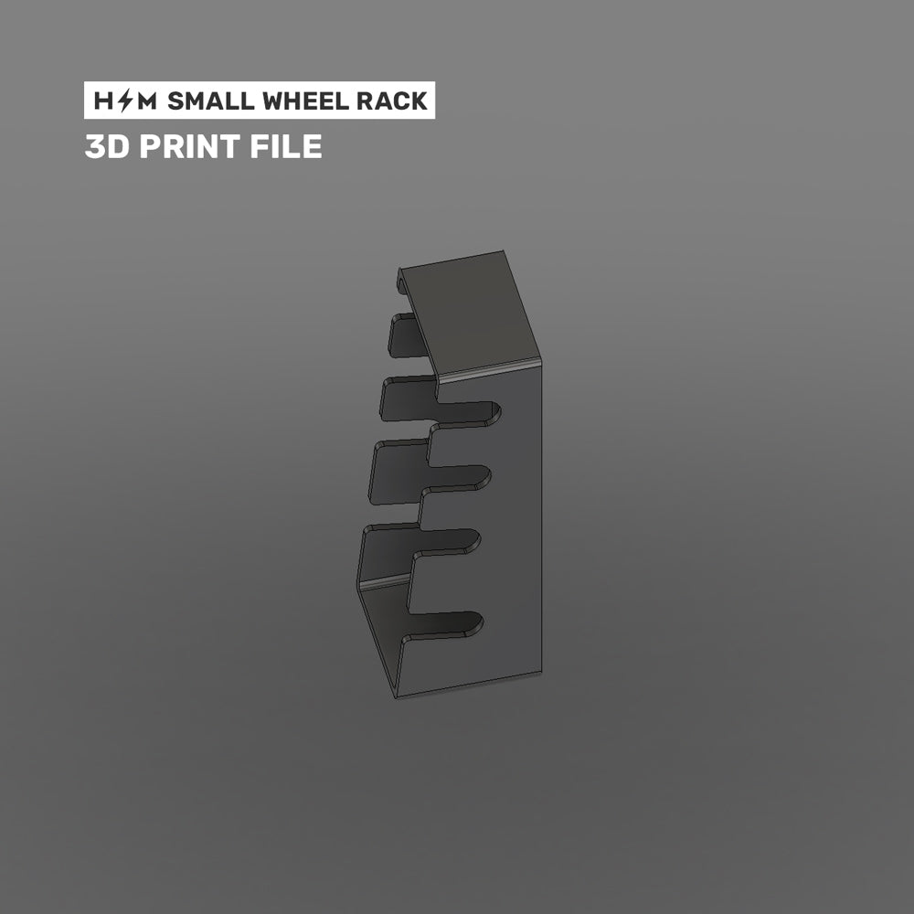 Small Wheel Rack - 3D Print File