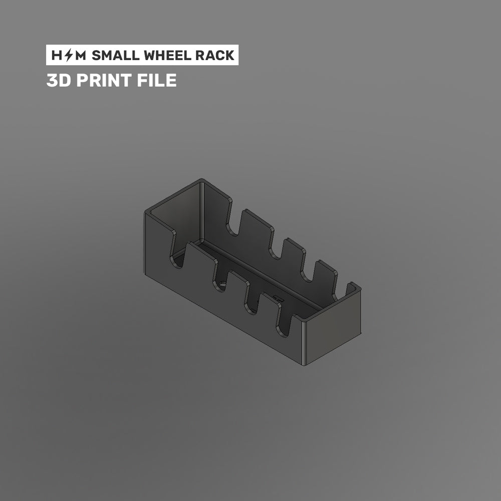 Small Wheel Rack - 3D Print File